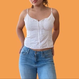 Abercrombie&f embroidered top